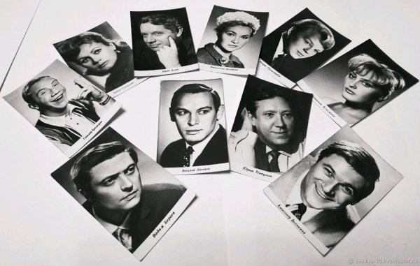 Открытки актеров советского кино