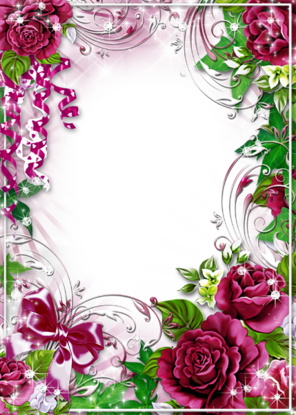 Рамка цветы