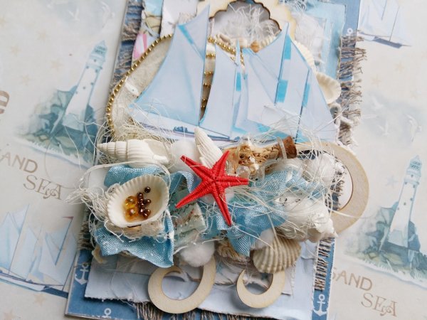 Открытки на новый год морская тематика