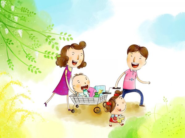 Иллюстрация про семью