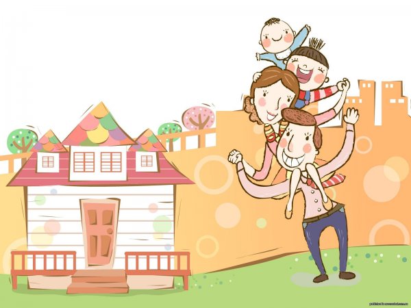 Семейное счастье рисунок