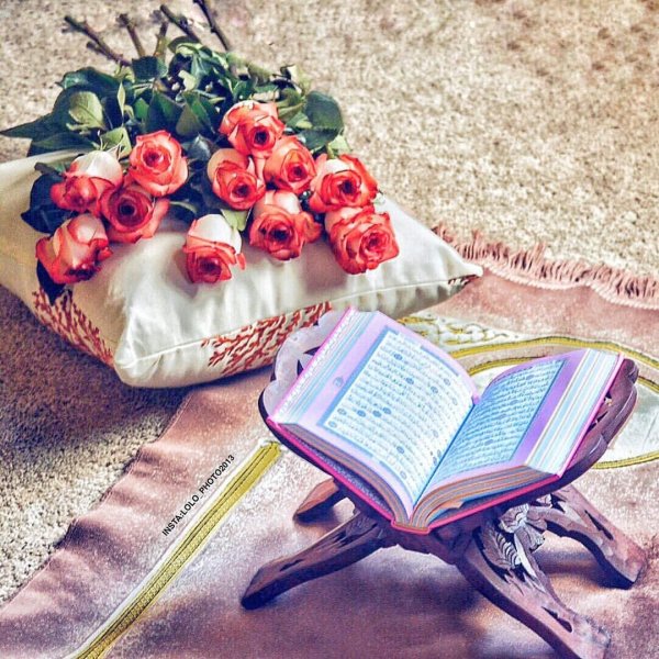 Коран и цветы