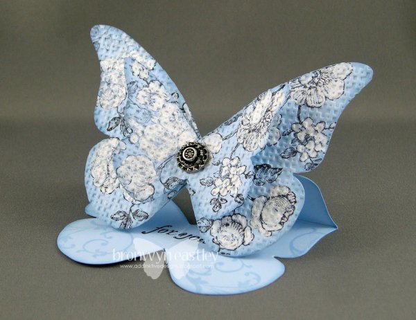 Открытка с бабочками своими руками