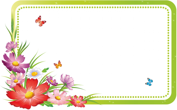 Рамка для текста Весна