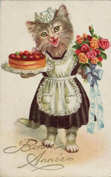 Винтажная открытка с юбилеем