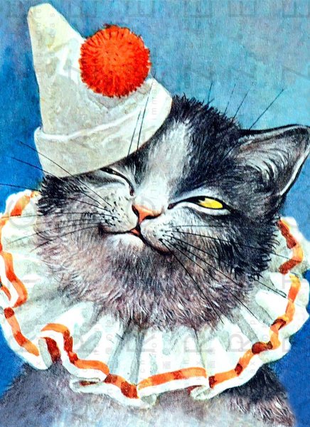 Котики в ретро стиле