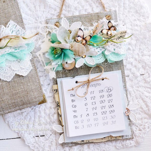 Скрапбукинг календарики