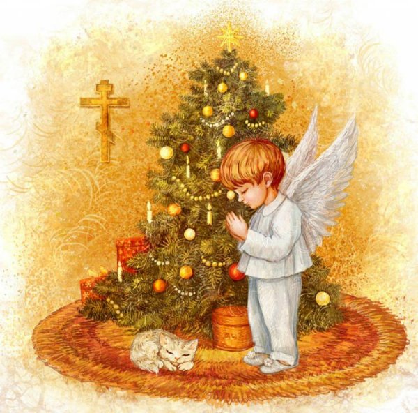 Рождественская открытка