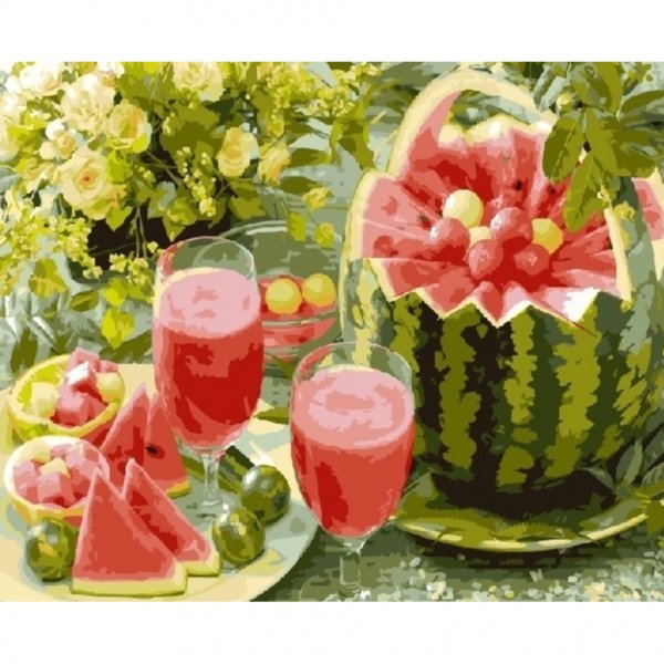 Арбузы с надписью