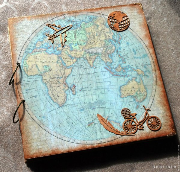 Фотоальбом в стиле путешествий