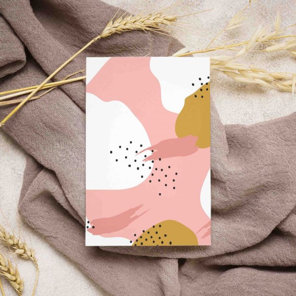 Минималистичная открытка