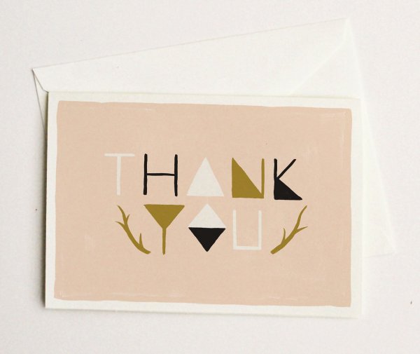 Минималистичные открытки для печати