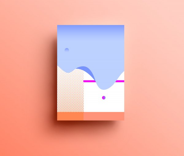 Дизайнерские открытки Минимализм