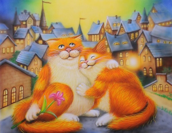 Hobby & Pro набор для вышивания бисером свидание на крыше 31 х 25 см