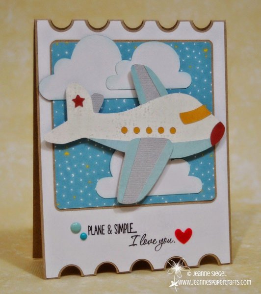 Открытка с самолетом своими руками