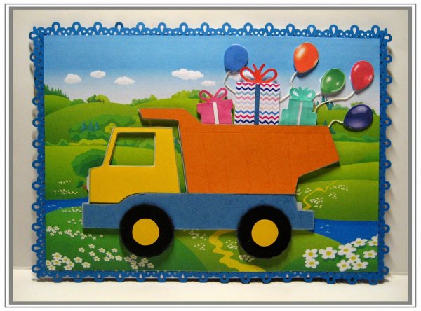 Поделка грузовик