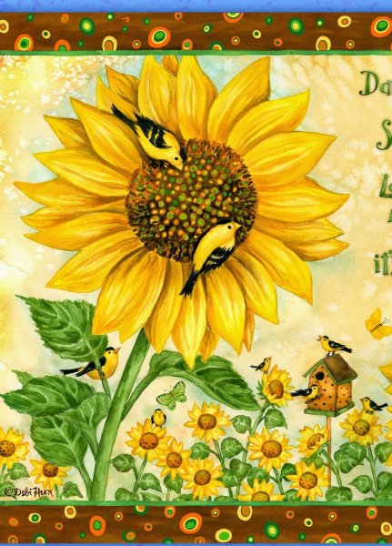Открытки с подсолнухами