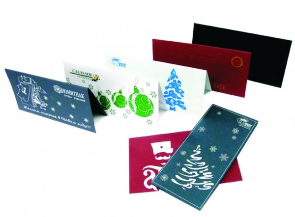 Оригинальные корпоративные открытки