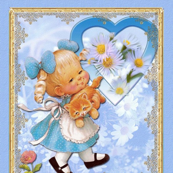 Открытки с днём рождения девочке