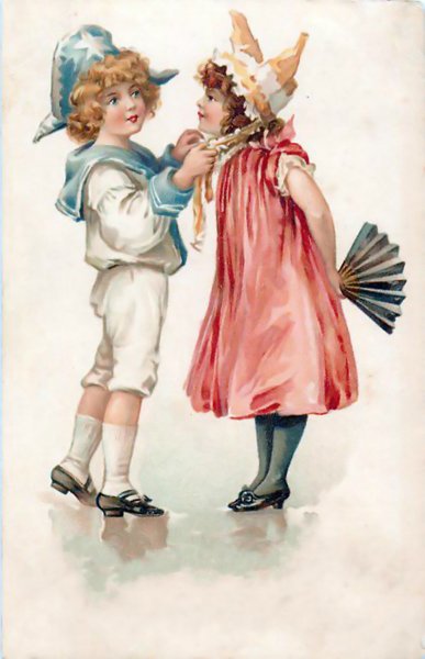 Винтажные открытки с детками