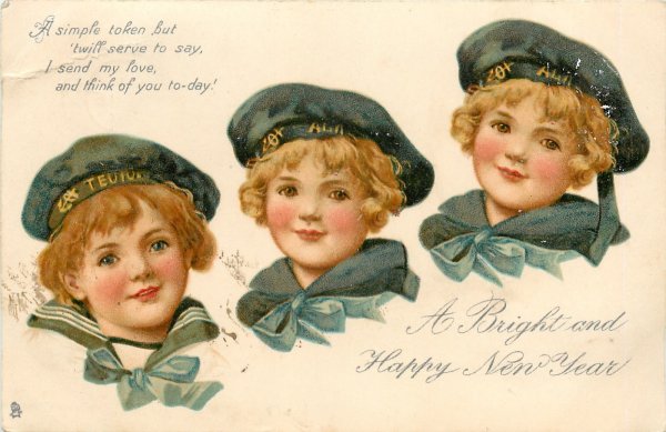 Старинные открытки для мальчиков