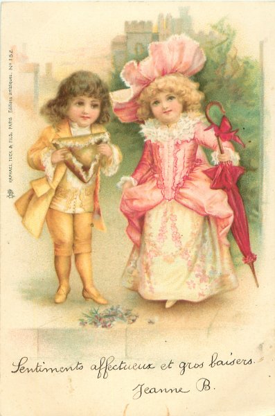 Винтажные открытки с детками