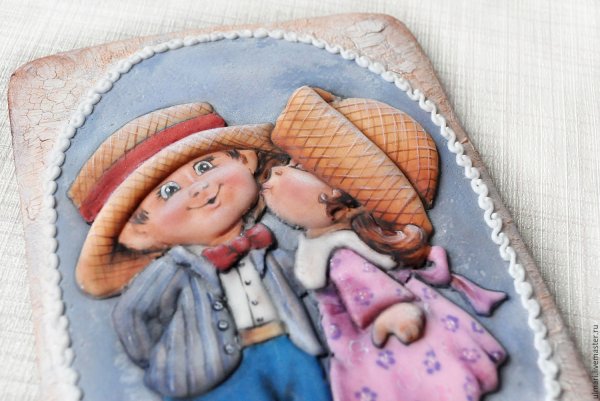 Открытка из пряников