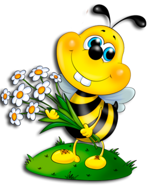 Пчелка мультяшная