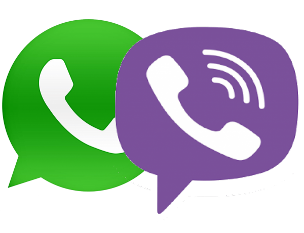 Иконки WHATSAPP Viber Telegram