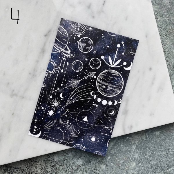 Космическая открытка