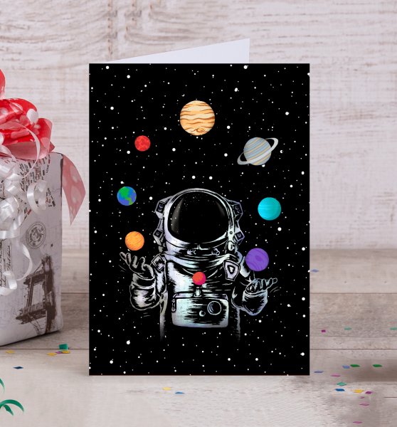 Космо открытка