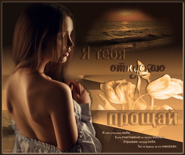 Я тебя отпускаю