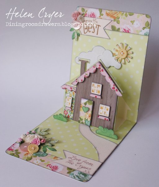 Оригинальная открытка домик