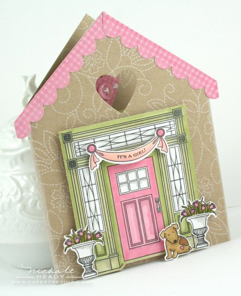 Акварельные домики