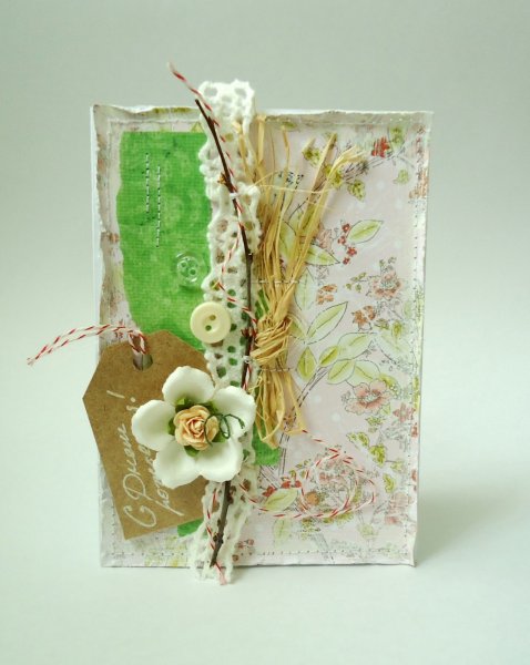 Открытки в эко стиле необычной формы