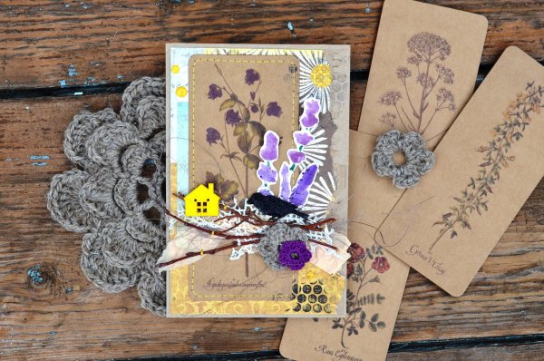 Эко открытка с днем рождения