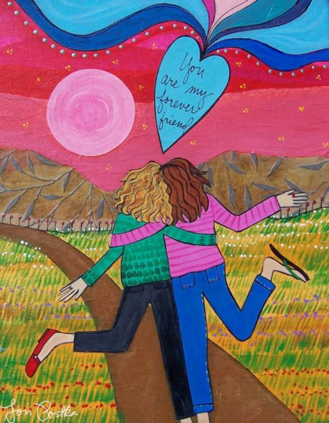 Дружба поддержка иллюстрации