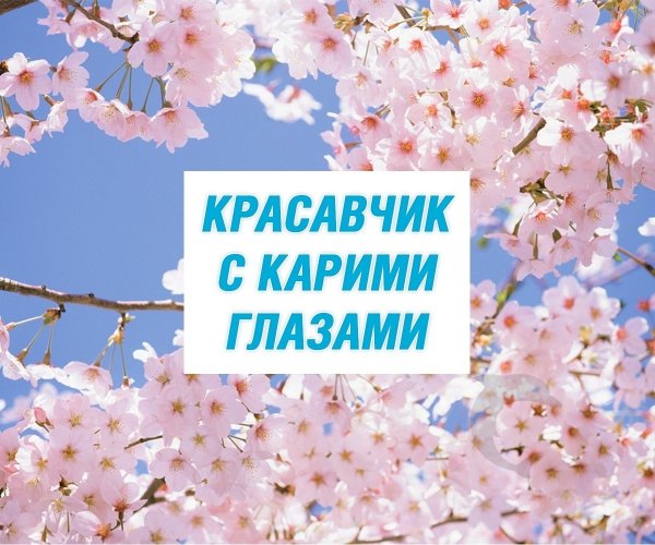 Ты красавец