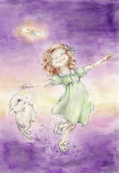 Счастье акварель