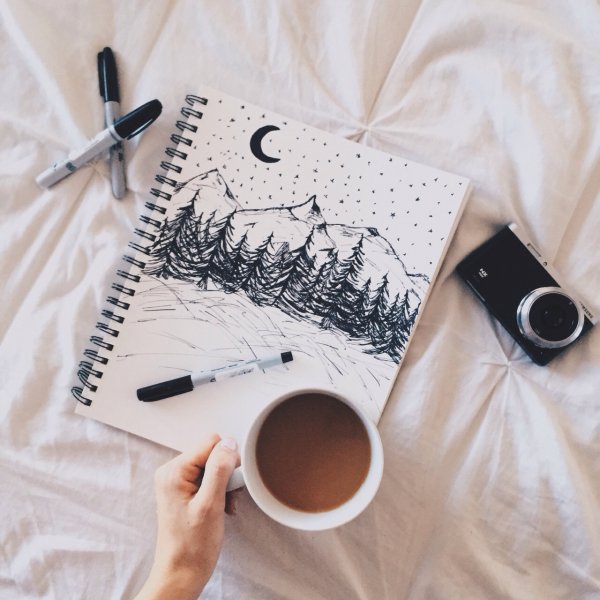 Идеи для рисования Эстетика