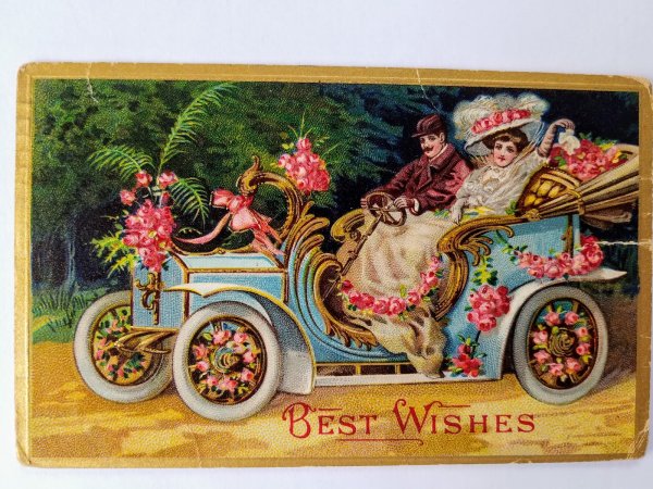 Ретро открытки с днем рождения