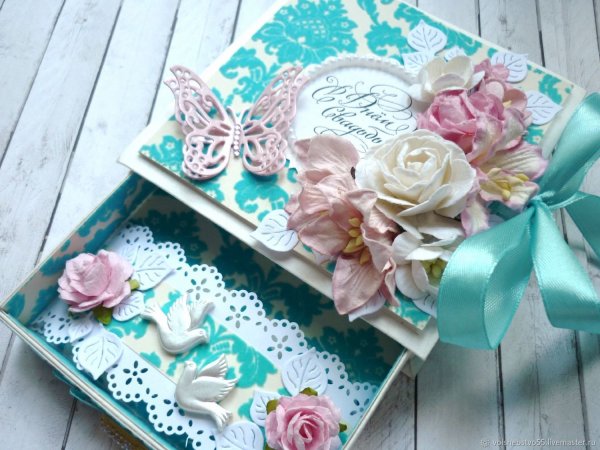 Шкатулка конверт мягкий для денег