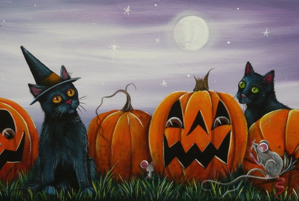 Картины на Хэллоуин