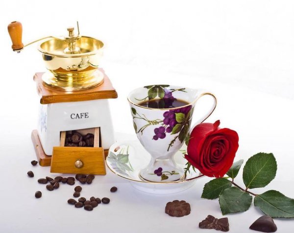 Открытки с чаем и кофе