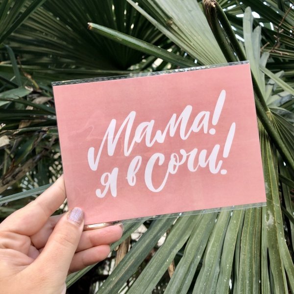 Открытка из Сочи