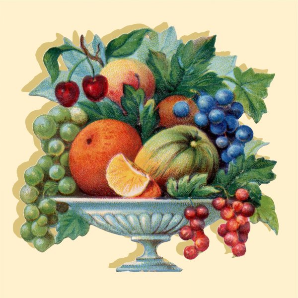 Фрукты в вазе