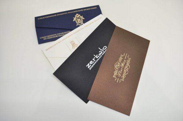 Фирменные конверты с логотипом