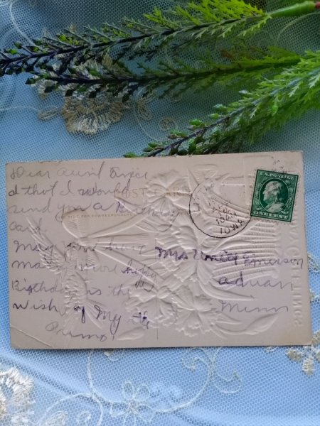 Открытка из бархата