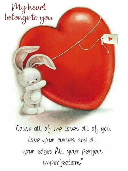 Кролик с сердечком