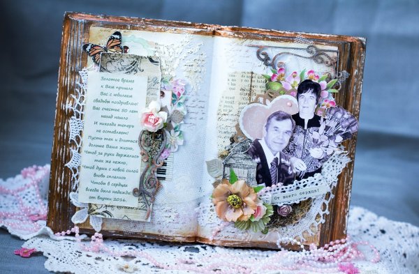 Открытка книга